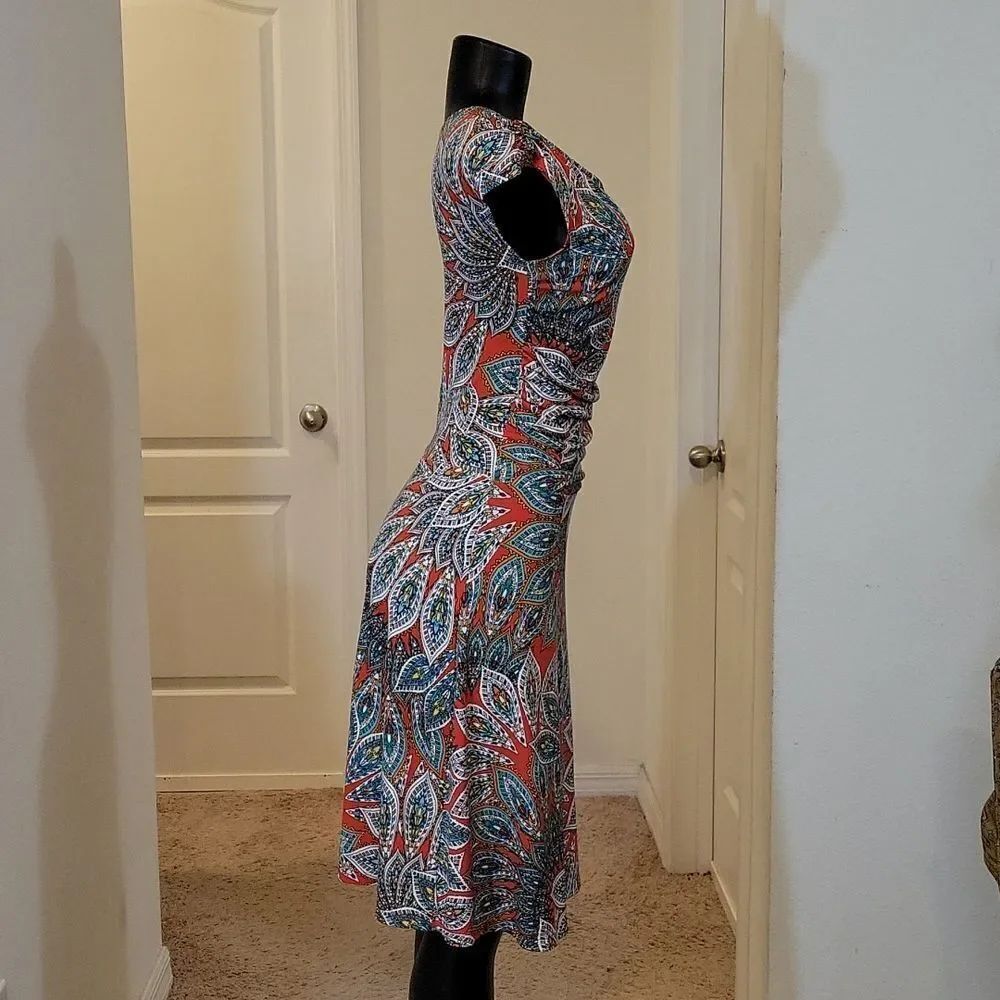 ENFOCUS STUDIO SLEEVELESS MULTI-COLOR DRESS - Picture 9 of 14